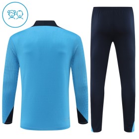 Criança Chelsea Quarter-Zip Sweat de Treino 2024-25 Azul